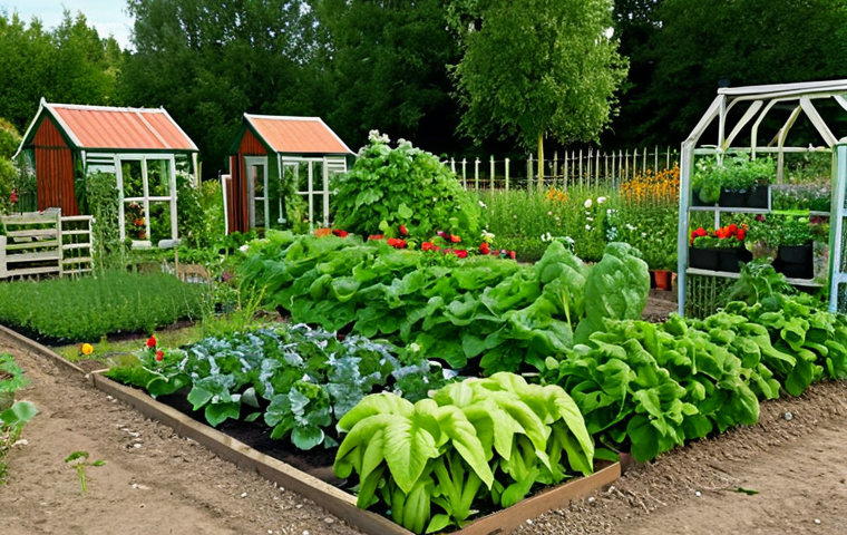 Prompt 1: Natural Companion Planting in a Swedish Allotment Garden**